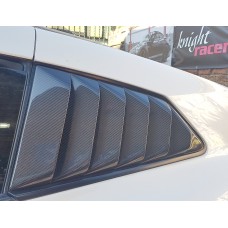 Nissan R35 GTR KR Carbon Side Window Louvres